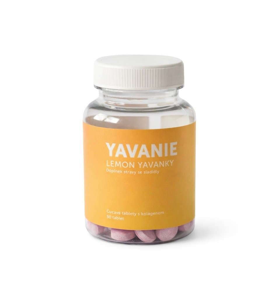 YAVANIE Lemon Yavanky: cmúľacie tablety s kolagénom
